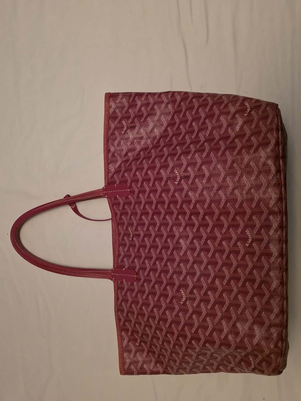 Goyard Red-Pink St. Louis PM Tote